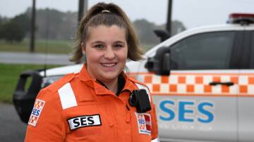 State Emergency Service volunteer Hayley Bentley says she always wanted to get involved and give back, but it took a while to find the courage. She has not looked back since. Picture by Lachlan Bence